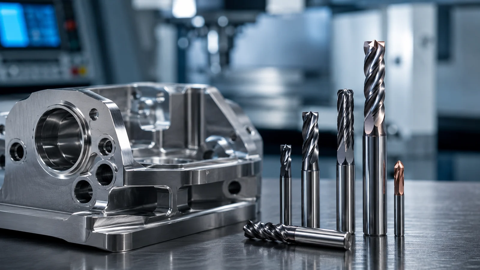 Precision machined component and unbranded cutting tools